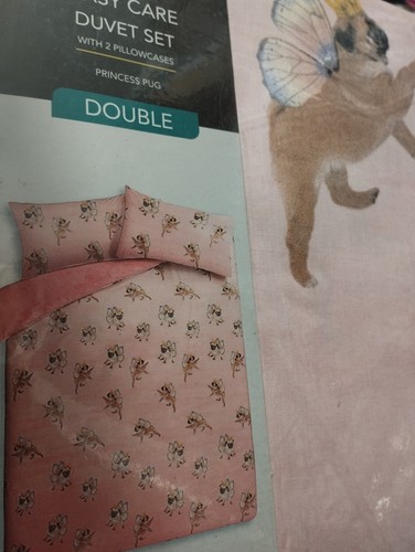Princess pug duvet quilt - pug,