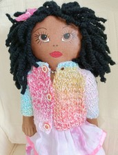 Handmade Rag Doll OOAK 15”