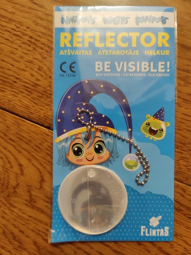 Reflector spot keyring - reflector,