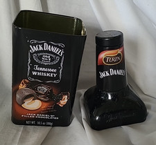 Jack Daniel's Tennessee Whiskey 2007 Empty Bottle Tin - Distressed.