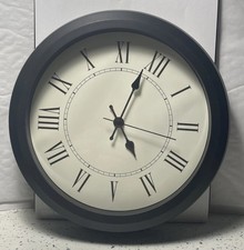 Ikea NUFFRA Wall clock, black