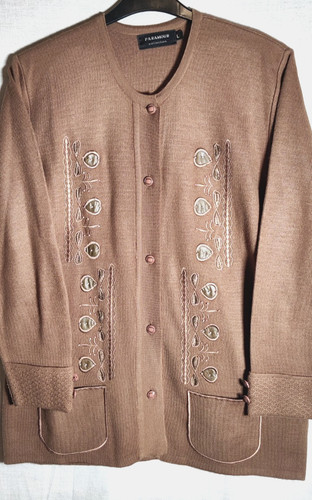 Ladies classic cardigan - , in