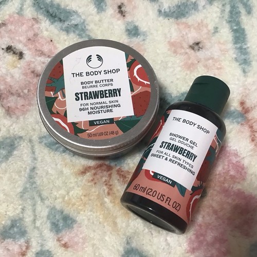 Body shop strawberry set - shop,