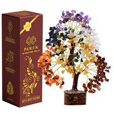 7 Chakra Crystal Tree of Life – Handmade Gemstone Healing Tree Gift Decor