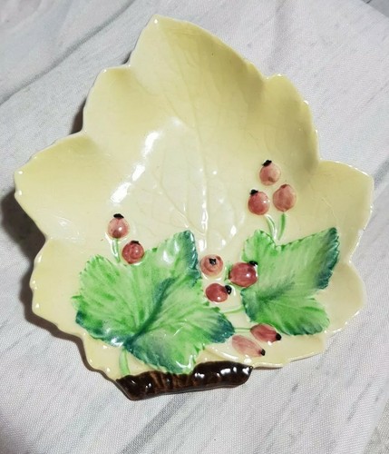 Carlton ware yellow leaf - yellow,