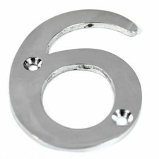 Polished Chrome Numerals Door