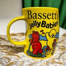 Coffee Mug Bassett’s Jelly Babies Yellow Wobbly Ceramic Cup Novelty