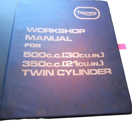 Triumph workshop manual - triumph,