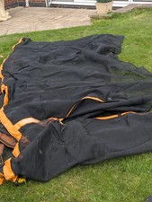 Sportspower 12ft trampoline enclosure net black/orange -spare part