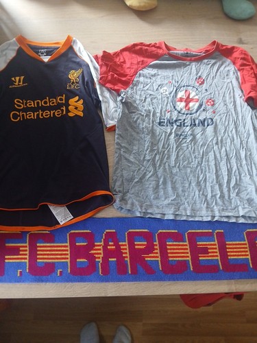 Mixed football shirts and - mixed,