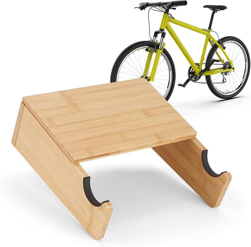 Bicycle wall mount wooden