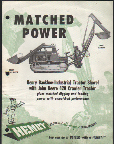 Henry backhoe industrial - henry, backhoe-industrial