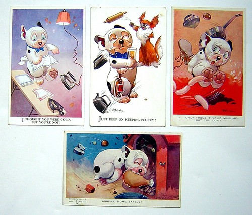 Valentine bonzo postcards - 4,