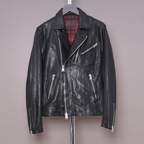 All saints leather jacket - leather, mens