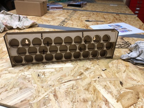Hobby paint rack for games - paint,