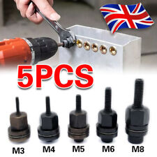 5x Hand Rivet Nut Head Nuts Simple Installation Manual Riveter Rivnut Tool NEW