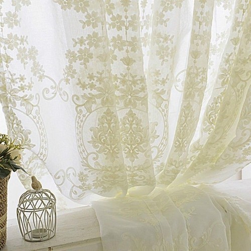 Home lace embroidery curtain - lace,