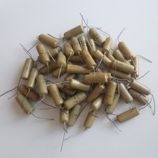 JOBLOT 50 x MULLARD MUSTARD 390000pF, 390nF, 0.39uF 160v CAPACITOR (MY-602)