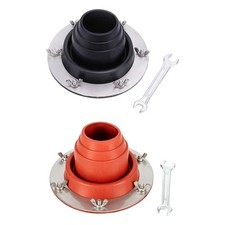 Silicone Tent Stove Jack Roofing Pipe Flashing for Hot Stove Log Cabin Yurt