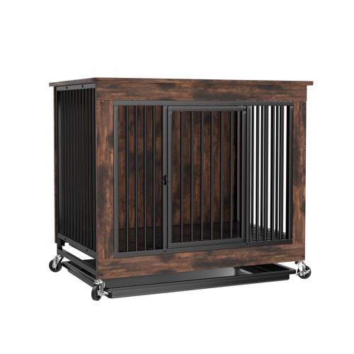 Dog crate furniture wooden - dog, furniture,wooden