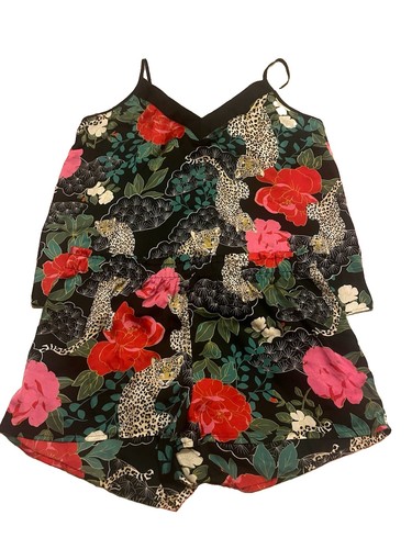 Matalan black satin floral - matalan,
