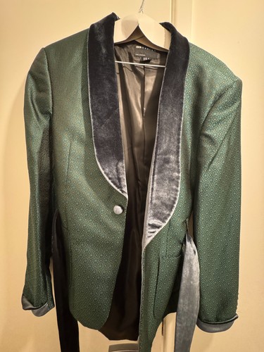 Green luxury blazer jacket