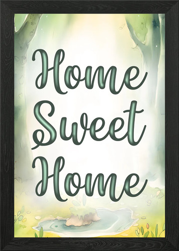 Home sweet - sweet, framed