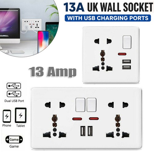 Double wall plug socket - wall, 2