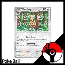 Pokemon TCG: White Flare - PokeBall Reverse Holo - 073/086 - Watchog