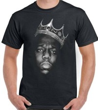 Biggie Smalls T-Shirt Mens The Notorious B.I.G. Death Row Tupac Records 2Pac TEE