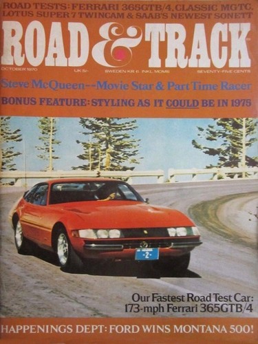 1970 vintage road track - vintage,