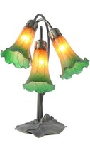 40cm triple lily - bronze, finish