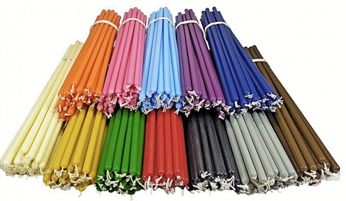 Candles pieces handmade - 10,