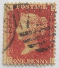 Queen Victoria 1d Red Letters