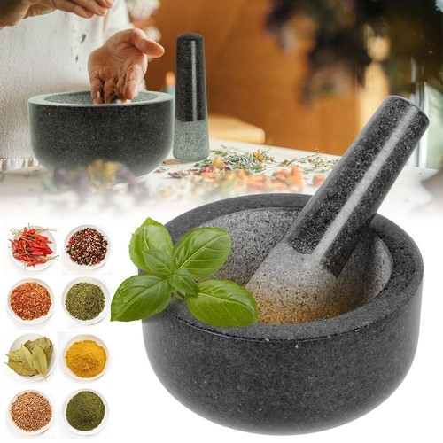 Large granite pestle mortar - large,