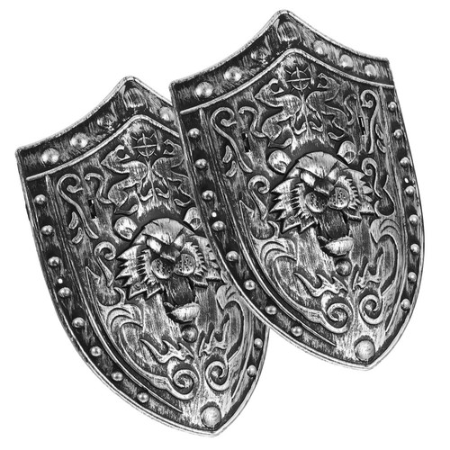 2pcs plastic knight shield - plastic, toy