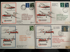 Loganair Flight Covers Britten Norman x 4
