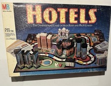 1987 HOTELS Milton Bradley Board Game Vintage 99.75% Complete