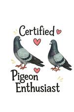 Pigeon enthusiast certified - enthusiast,