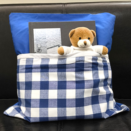 Pocket cushion cover book - cushion,