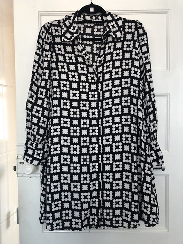 Zara black and white - zara, shirt