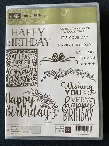 Stampin big birthdays - up,
