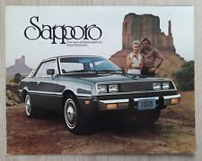 Plymouth Sapporo Brochure 1977