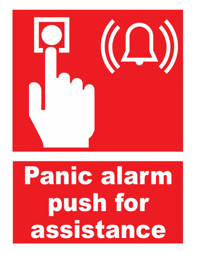 Panic alarm push for - alarm,