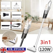 3 IN 1 Cordless Vacuum Cleaner Hoover Upright Lightweight Handheld Bagless UK