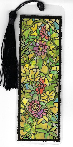 Louis tiffany bookmark floral - tiffany,