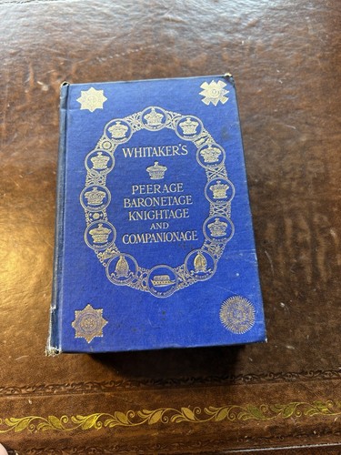 Whitaker peerage baronetage - whitaker's,