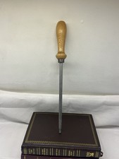 Vintage French Sharpening Steel Wood Handle Vintage Kitchenware Vintage Decor