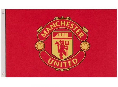 Man utd core crest flag - man, x