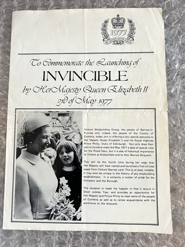 Hms invincible queens jubilee - invincible,